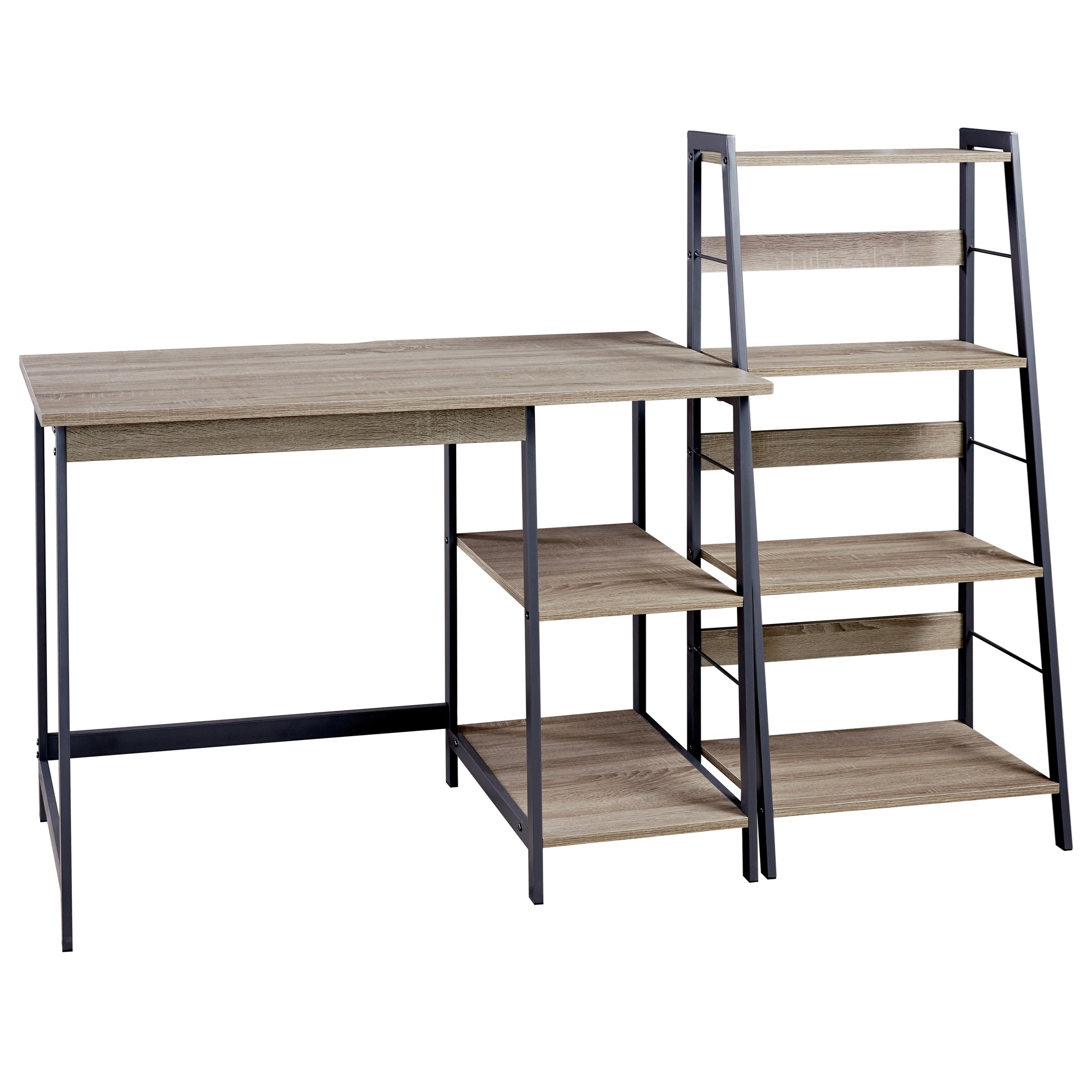 Signature Design by Ashley Soho 2Piece Home Office Desk and Shelf Set